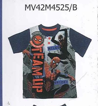 PIGIAMA BAMBINO SPIDERMAN UOMO RAGNO SERAFINO POLSINI COTONE ART.MV40M –  Abba MODA