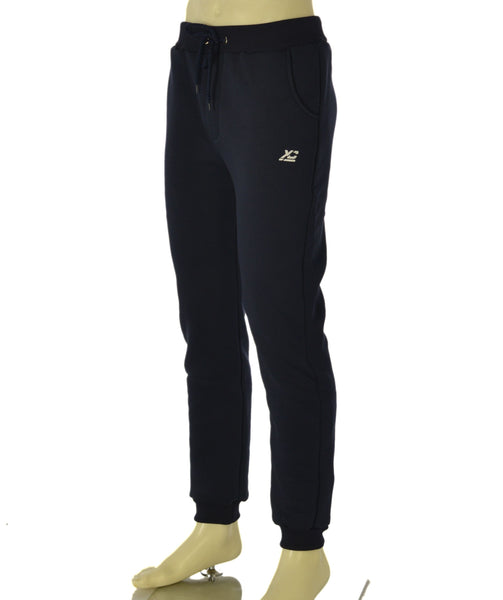 PANTALONE TUTA UOMO RAGAZZO FELPATO COULISSE ELASTICO POLSINI MARCA X-CAPE ART. WELBECK