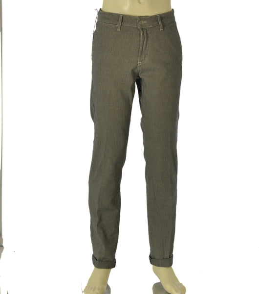 PANTALONE UOMO RAGAZZO TASCHE FRANCESE MICROFANTASIA ELASTICIZZATO MARCA J.E. MC COLLUM ART. FORMEN-RAF