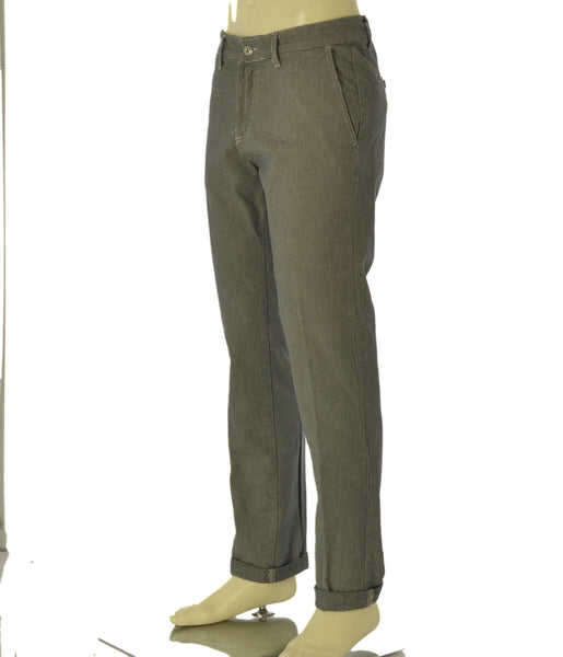 PANTALONE UOMO RAGAZZO TASCHE FRANCESE MICROFANTASIA ELASTICIZZATO MARCA J.E. MC COLLUM ART. FORMEN-RAF