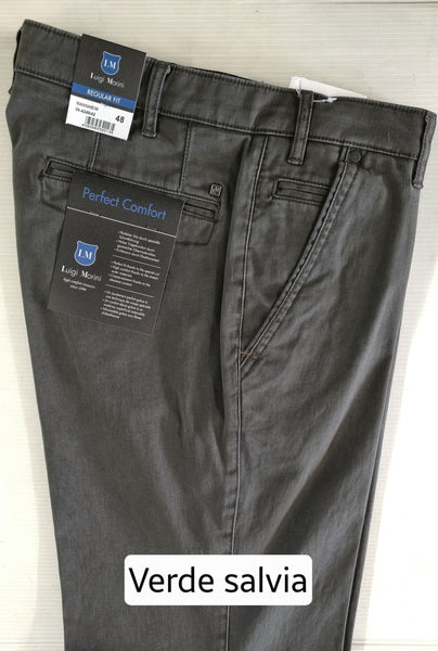 PANTALONI UOMO RAGAZZO ELASTICIZZATO CLASSICO MARCA LUIGI MORINI ART. MANNHEIM 4249