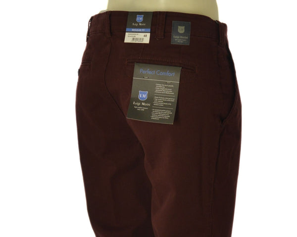 PANTALONE UOMO RAGAZZO COTONE ELASTICIZZATO CLASSICO MARCA LUIGI MORINI ART. MANNHEIM 4101