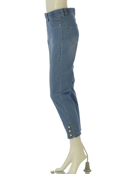 JEANS DONNA  ELASTICO IN VITA TASCHE JEGGINGS EMANUELA COSTAART. EC6771