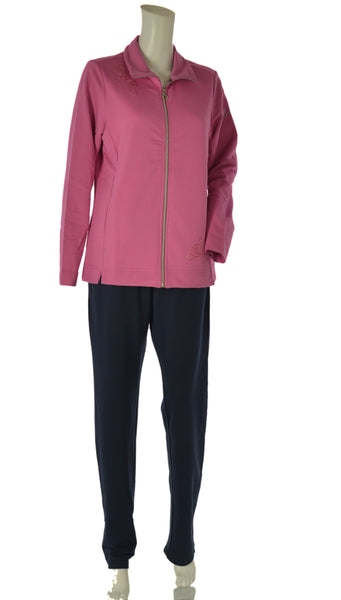 TUTA DONNA GARZATA ZIP RICAMO TASCHE ELASTICO MARCA CAMPAGNOLO ART. 8E76427