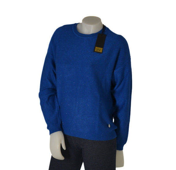 MAGLIONE INVERNALE DONNA OVER GIROCOLLO LUREX ART. 3110 MARCA GRIFFAI