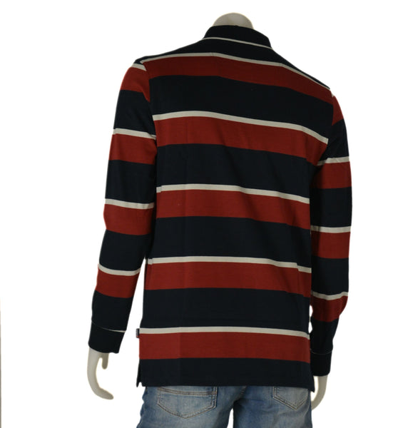 POLO UOMO RAGAZZO RIGHE SPACCHI POLSINI MARCA LOSAN ART. 0101-23013