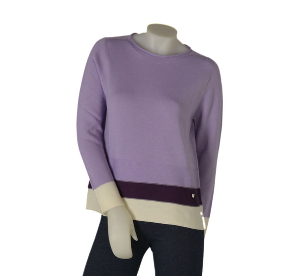 MAGLIONE DONNA RAGAZZA GIROCOLLO LANA MARCA MAGLIFICIO DI NIBIONNO ART. S915642