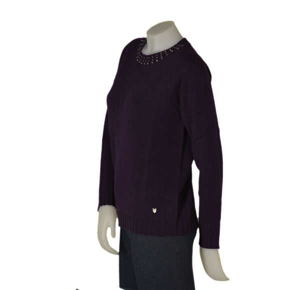 MAGLIONE DONNA RAGAZZA GIROCOLLO MARCA MAGLIFICIO DI NIBIONNO ART. S915312