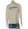 T-SHIRT UOMO COTONE GIROCOLLO MANICA LUNGA STAMPA MARCA BUILDING-91 ART. M0565