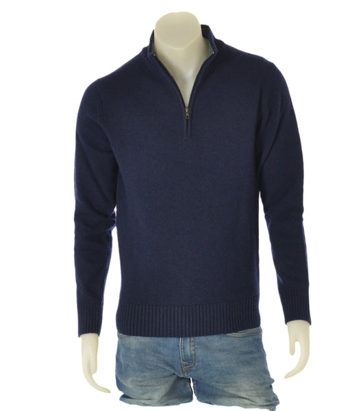 MAGLIONE UOMO MISTO LANA LUPETTO ZIP POLSINI FASCIA LISCIO MARCA CONSENSO ART. 8101223