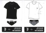 COMPLETO INTIMO UOMO RAGAZZO T-SHIRT SLIP COTONE ELASTICIZZATO SQUADRA JUVENTUS ART. C101230