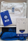 COMPLETO INTIMO UOMO RAGAZZO T-SHIRT SLIP COTONE ELASTICIZZATO SQUADRA INTER ART. C101220