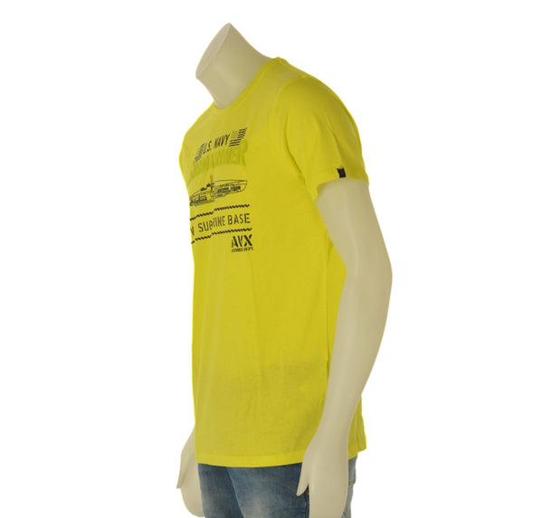 T-SHIRT UOMO RAGAZZO MANICA CORTA STAMPA MARCA AVIREX ART. AX0591