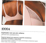 REGGISENO CON PIZZO E FERRETTO SPALLINE REGOLABILI YSABEL MORA ART.10004