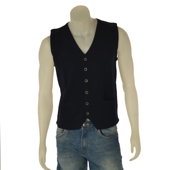 GILET UOMO RAGAZZO MISTO LANA BOTTONI TASCHINI MARCA SPORTING MARE ART. 2500/161BT