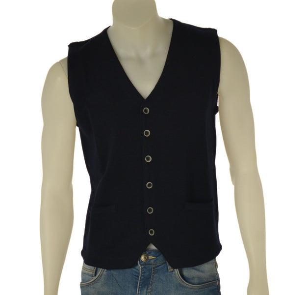 GILET UOMO RAGAZZO MISTO LANA BOTTONI TASCHINI MARCA SPORTING MARE ART. 2500/161BT