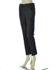 PANTALONE DONNA RAGAZZA ELASTICO ZIP TASCHE ECOPELLE JERSEY MARCA LAURA BIAGIOTTI ART. 511805