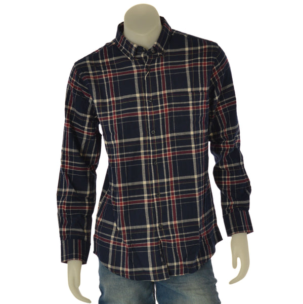 CAMICIA UOMO RAGAZZO FLANELLO TASCHINO MARCA LOSAN ART. LMNAP0102 24058