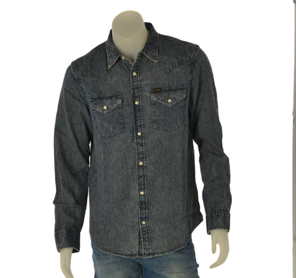 CAMICIA UOMO RAGAZZO JEANS TASCHINI MARCA LEE ART. 112355743 AURA