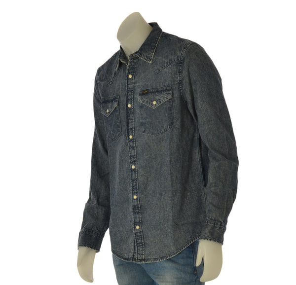 CAMICIA UOMO RAGAZZO JEANS TASCHINI MARCA LEE ART. 112355743 AURA