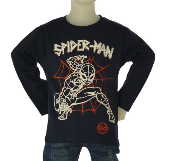 T-SHIRT BIMBO MANICA LUNGA SPIDERMAN MARCA LOSAN ART. LKBAP0303 24069