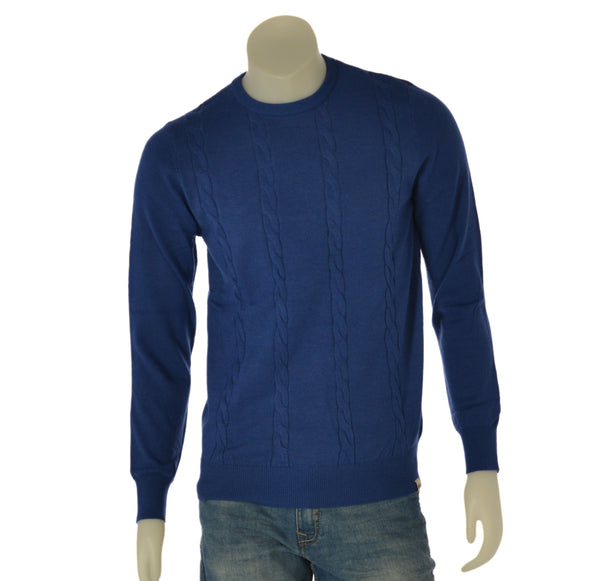 MAGLIONE UOMO RAGAZZO GIROCOLLO TRECCE MARCA RIFLE ART. RFTR076