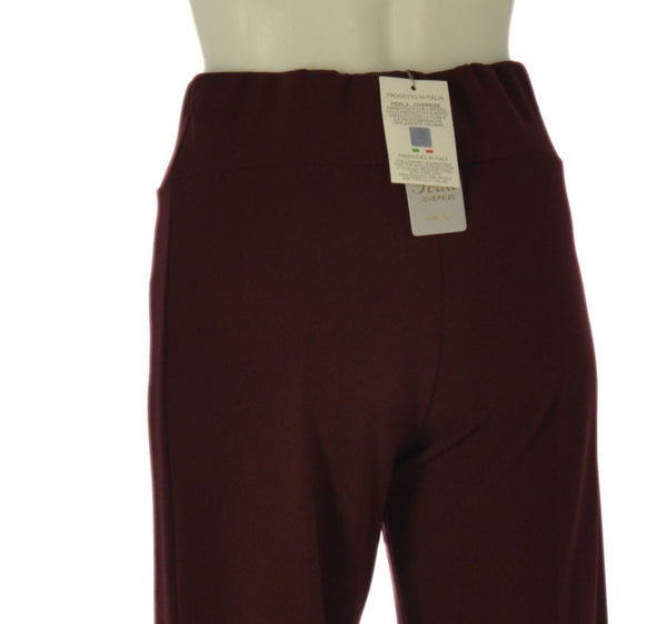 PANTALONE DONNA RAGAZZA ELASTICO PALAZZO MARCA PERLA ART. 4610 BENEDETTA