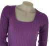 MAGLIONE DONNA RAGAZZA SCOLLO QUADRATO COSTE MARCA GRIFFAI ART. 4134