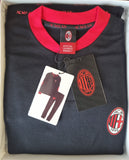 PIGIAMA UOMO TERMO COTONE SERAFINO LOGO SQUADRA MILAN POLSINI ART. MT101095