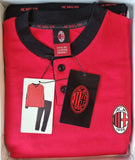 PIGIAMA BAMBINO TERMO COTONE SERAFINO POLSINI LOGO SQUADRA MILAN ART. MT201095