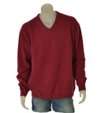 MAGLIONE UOMO RAGAZZO SCOLLO V BASICO TAGLIE OVER MARCA SPORTING MARE ART. 2960/60OS