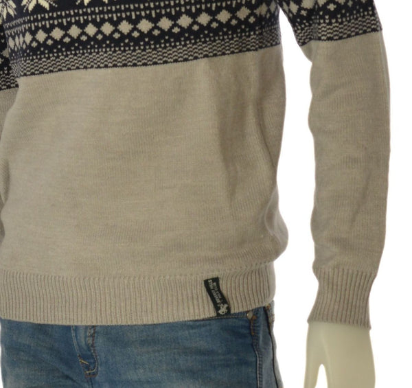 MAGLIONE UOMO RAGAZZO GIROCOLLO GRECHE MARCA BEVERLY HILLS POLO CLUB ART. M435209