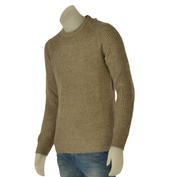 MAGLIONE UOMO RAGAZZO GIROCOLLO COSTE MELANGE MARCA CONSENSO ART. 1323224