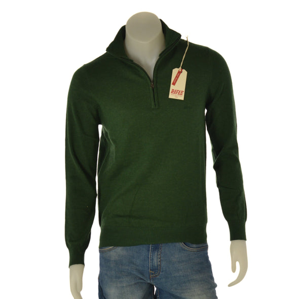 MAGLIONE UOMO RAGAZZO LUPETTO ZIP MARCA RIFLE ART. RFTR072