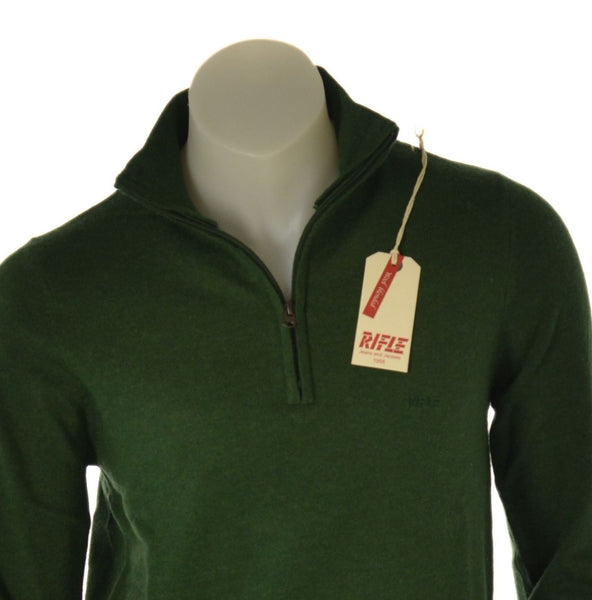 MAGLIONE UOMO RAGAZZO LUPETTO ZIP MARCA RIFLE ART. RFTR072