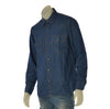 CAMICIA UOMO RAGAZZO JEANS BOTTONI TASCHE MARCA SEA BARRIER ART. NEW-PECOS-ML-31