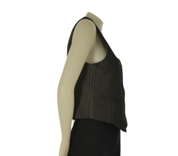 GILET DONNA RAGAZZA GESSATO BOTTONI TASCHINI MARCA GRIFFAI ART. 4801