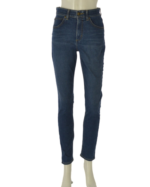 JEANS DONNA RAGAZZA ELASTICIZZATO SKINNY FIT CINQUE TASCHE MARCA LEE ART. 112357956 BLUE FORMAT