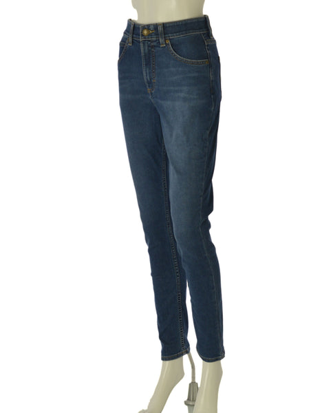 JEANS DONNA RAGAZZA ELASTICIZZATO SKINNY FIT CINQUE TASCHE MARCA LEE ART. 112357956 BLUE FORMAT