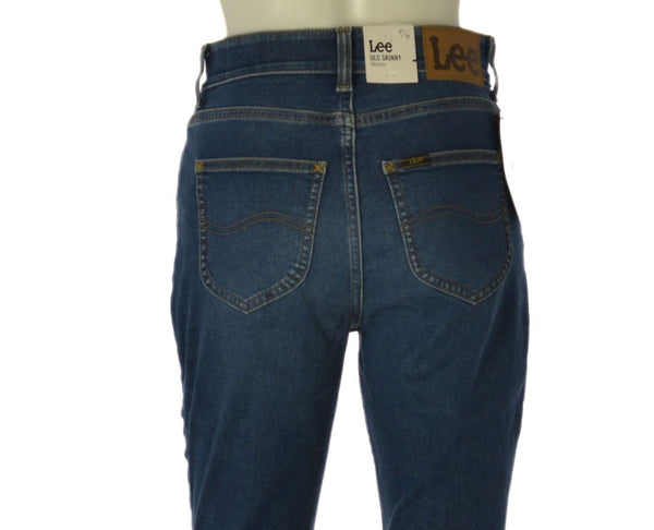 JEANS DONNA RAGAZZA ELASTICIZZATO SKINNY FIT CINQUE TASCHE MARCA LEE ART. 112357956 BLUE FORMAT