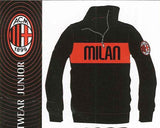 PIGIAMA TUTA TEMPO LIBERO BAMBINO RAGAZZO PILE CALDO MEZZA ZIP SQUADRA MILAN ART. P201030