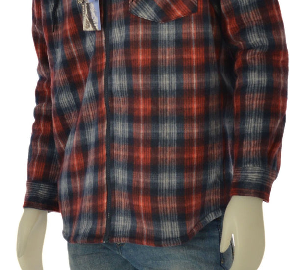 GIACCA CAMICIA UOMO RAGAZZO PILE  FULL ZIP SHERPA CAPPUCCIO MARCA CANADA HIGHWAY ART. CP0012