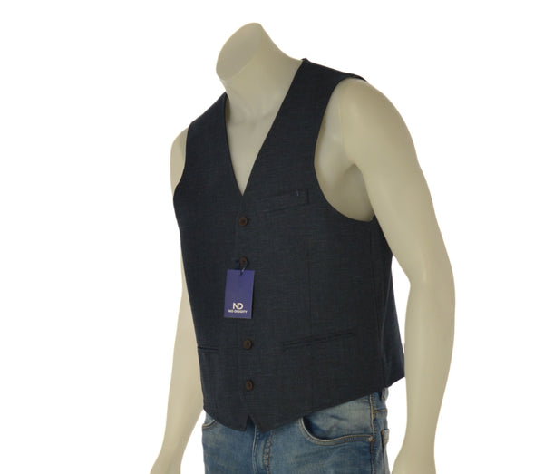 GILET UOMO RAGAZZO BOTTONI TASCHINI MARCA NO DIGGITY ART. 43-7467 JOE