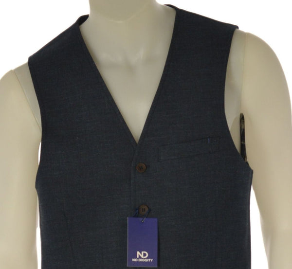 GILET UOMO RAGAZZO BOTTONI TASCHINI MARCA NO DIGGITY ART. 43-7467 JOE