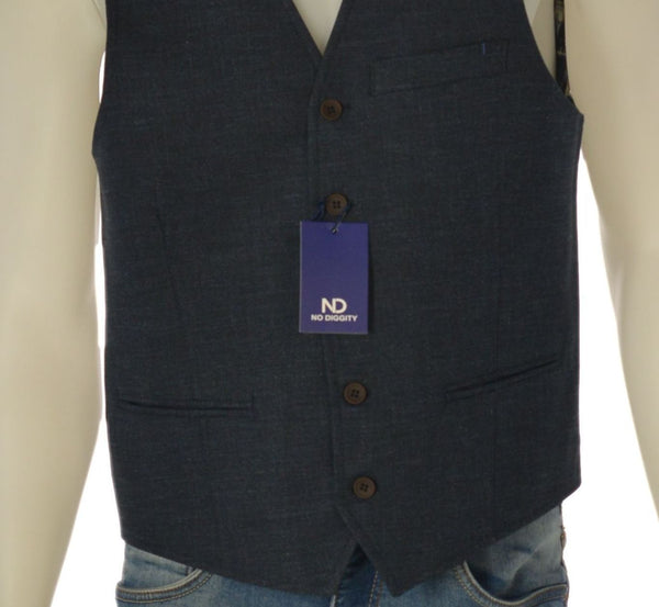 GILET UOMO RAGAZZO BOTTONI TASCHINI MARCA NO DIGGITY ART. 43-7467 JOE