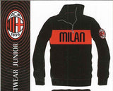 PIGIAMA TUTA TEMPO LIBERO UOMO RAGAZZO PILE CALDO MEZZA ZIP SQUADRA MILAN ART. P101030