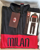 PIGIAMA TUTA TEMPO LIBERO UOMO RAGAZZO PILE CALDO MEZZA ZIP SQUADRA MILAN ART. P101030