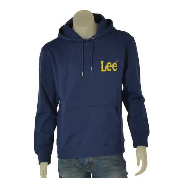 FELPA UOMO RAGAZZO CAPPUCCIO TASCHE FELPATA MARCA LEE ART. WOBBLY LEE HOODIE