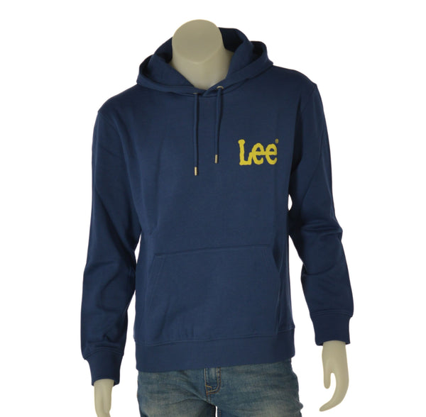 FELPA UOMO RAGAZZO CAPPUCCIO TASCHE FELPATA MARCA LEE ART. WOBBLY LEE HOODIE