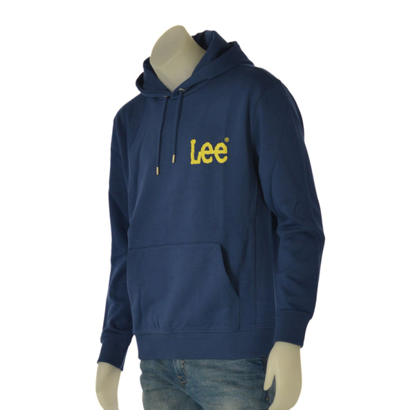 FELPA UOMO RAGAZZO CAPPUCCIO TASCHE FELPATA MARCA LEE ART. WOBBLY LEE HOODIE